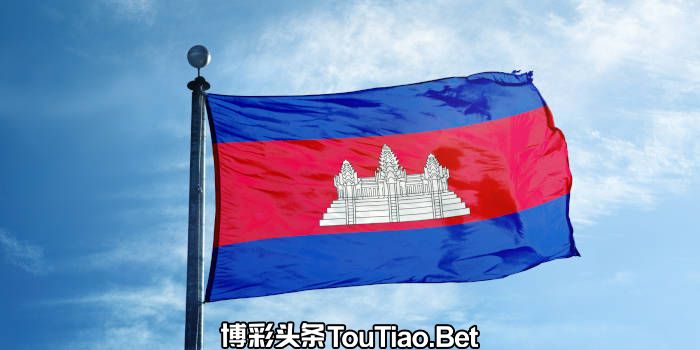 Cambodia and its national flag.