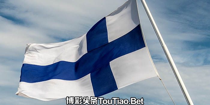 Finland's national flag.